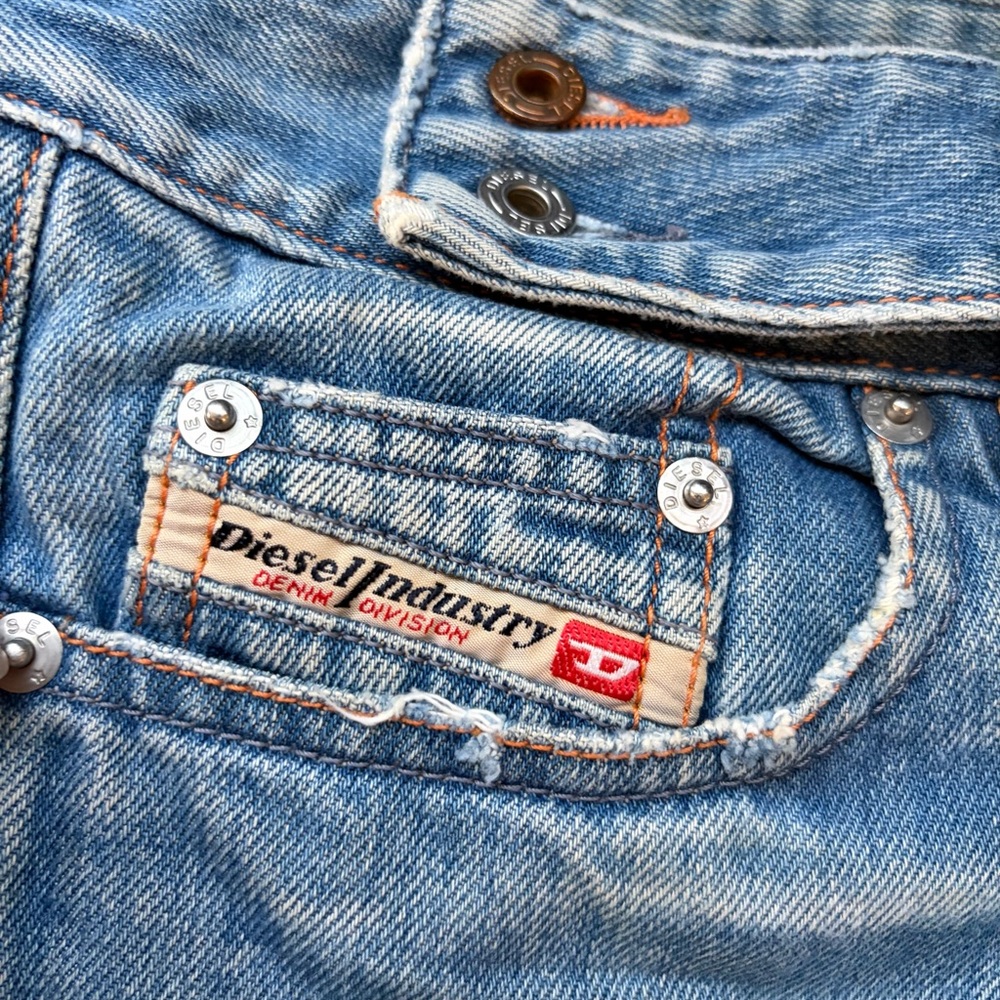 Y2K Diesel Blue Flare & Wide Leg Jeans - Picture 4 of 5